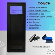 Pintu Kamar Mandi UPVC Conch Hitam