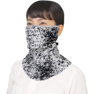 YAKeNU UV CUT MASK UV Cut Face Cover YAKeNU Fit Normal UV Protection Mask (Snap Button, 577 Black Prism)