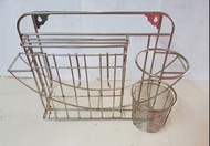 不鏽鋼 廚房置物架 收納架 瀝水架 Stainless Steel Kitchen Utensils Shelf Storage Rack Drain Rack 不銹鋼砧板刀具筷子架 chopping