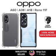 LionShield OPPO A3 Pro / A60 / A38 / A18 (5G/4G) Hybrid Clear Case - Shockproof Casing