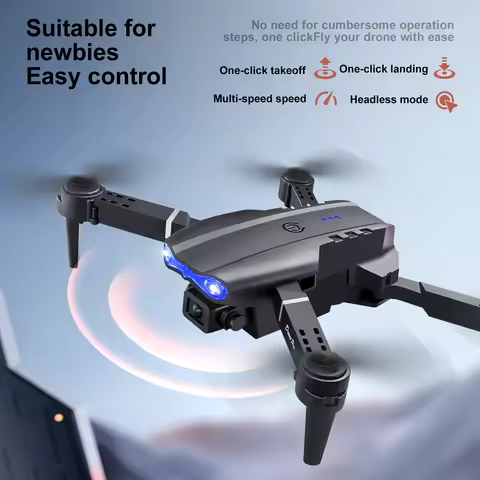 New E88 Pro WIFI FPV Drone Wide Angle HD 4K 1080P Camera Height Hold RC Foldable Quadcopter Dron Hel
