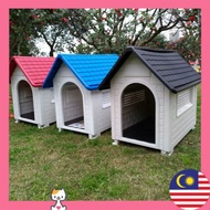Outdoor large plastic detachable wash pet dog house dog cage easy to install windproof Removable and washable dog house