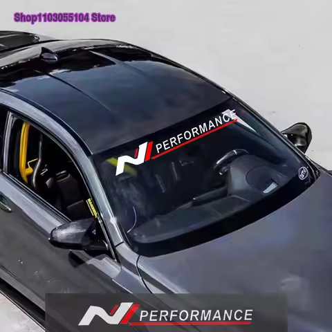 1PC Reflective N performance Car Windshield Windscreen Sticker For Hyundai i30 i20 i10 i40 Tucson Ko