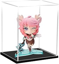 Clear Acrylic Display Case Box ，Versatile Collectibles Display Dustproof Showcase with Thickening Base，for Display Action Figures Home Storage Organizing Toys (8x6x14inch/20x15x35cm)