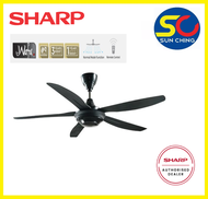 SHARP CEILING FAN WITH REMOTE PJC116 BK