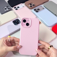 [i16] 14 Tones E9S194 Premium Silicone Case Plain Color S2 (1) Good Quality Thick i12-16Plus 16Proma