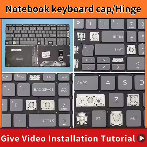 Replacement Keycap Key Cap Hinge for HP ProBook 460 G11 465 465R G11 EliteBook 660 G11 665 G11 665R 