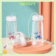GSWLTT Feeding Bottle Set, 8oz/240ml with Straw Brush Hands-Free Baby Bottle, Normal-Neck Self-Feedi