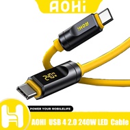 AOHI The Future Adonis USB 4 2.0 240W LED Display USB-C to USB-C Cable