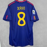 2010 jersey Spain away XAVI DAVID VILLA TORRES Classic vintage top quality Thai version retro short-