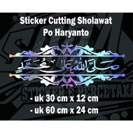 stiker solawat po haryanto hologram cutting sticker po haryanto termurah