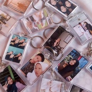 Souvenir Gantungan Kunci Akrilik Custom Foto 2 Sisi hadiah buat pacar