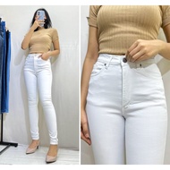 Cf - Highwaist White Jeans 411 (Size 27-34)