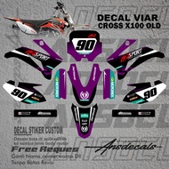 Stickers Cross X 100Viar Mini Trail Stickers Cross X 100 New Mini Trail Stickers