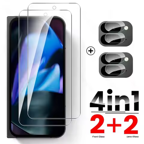 4In1 Protective Glass for Google Pixel 9 Pro Fold 5G Outer Screen Camera Protector Pixel9ProPold Pix