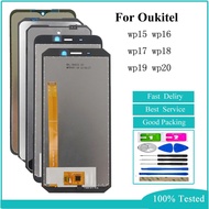 100% Tested LCD Display For Oukitel WP15 WP16 WP17 WP18 WP19 WP20 LCD Display Touch Screen Digitizer