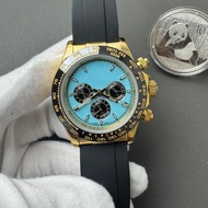 DTN Three-Eye Six-Hand Men's Multi-Function Mechanical Watch Fully Automatic Pearl 2813 Movement Lum