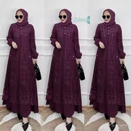 Hayya New Brocade Wedding Dress ML XL XXL XXXL Hayya Brocade Dress Luxury Party Dress Crinkle Brocad