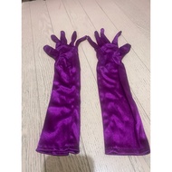 Purple Spandex Gloves