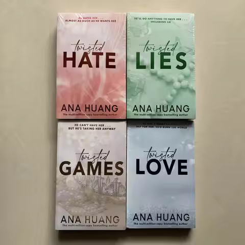 4 Books/Set Twisted Series By Ana Huang Books Love /Games / Hate /Lies Paperback English Novel Book