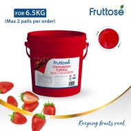 Fruttose Strawberry Topping / Garnish  / Drizzle 6.5KG Halal