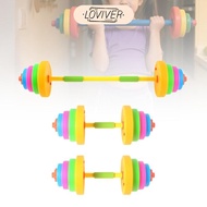 [Loviver] Kids Toys Dumbbells Children Barbell Home Kindergarten Equipment Gym Weights