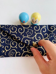 貓貓小豬喜洋羊红包袋 氣質藍 存摺袋 筆袋