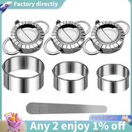 Ravioli Cookie Cutters Dumpling Maker Stainless Steel Dumpling Ravioli Shaper Set for Making Ravioli
