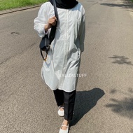 KEMEJA VALIZA - Elea Tunic Dress Plain Tunic Shirt/ Tunic Dress for Eid 2025