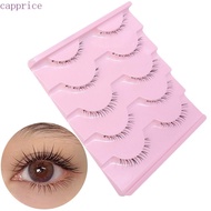 CAPPRICE Lower Eyelashes,  Band Natural Under Eye Lashes, Handmade Manga Bottom Soft Korean Makeup M