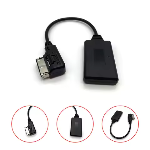 Audi AMI Bluetooth(Bluetooth 5.0 car, music adapter, compatible with Audi Q5 / A5 / A7 / R7 / S5 / Q