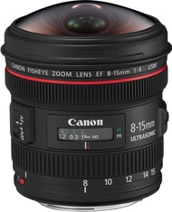 Canon EF 8-15mm f/4L Fisheye USM SLR Wide fish-eye lens Black