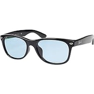 Sunglasses RAYBAN [NEW WAYFARER: New Wayfarer] (Black/Blue Gray) rb2132f 601/64 55 Asian Fit [Parallel Import], Black