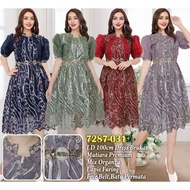 Mamabebe premium pearl brocade dress 7287