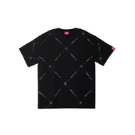 AGAINST LAB WATERMARK TEE BLACK