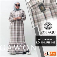 GAMIS ZOLAQU TERBARU 2024 Baju Wanita Model Sekarang Dres Hijab Style Modern Jumbo Official Store