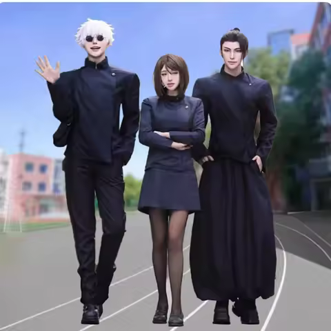 Anime Jujutsu Kaisen Shoko Ieiri Cosplay Costume Clothes Halloween Role Play Ieiri Shōko Dresses Hig
