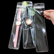Transparent Fan Watch Pencil Art Brush Key Chain Packaging Bag