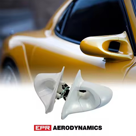 For Mazda RX7 FD3S Fiber Glass Unpainted Ganador Style Right Hand Drive Vehicle Aero Rear View FRP M