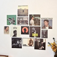 13pcs/Set Eason Chan Poster Eason Album Room Wall Dormitory Wall Decoration Background Sticker Photo
