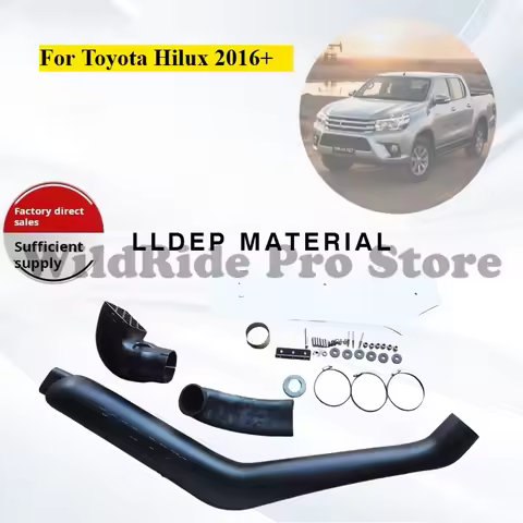 For Toyota Hilux 2016+ Left Side Snorkel Kit Waterproof Air Intake Pipe Off-Road 4x4 Wading