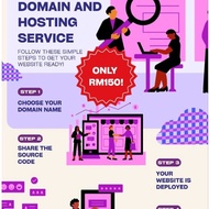 Domain And Hosting Service | Fast Response | RM150