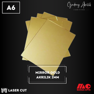 Akrilik Mirror Gold A6 2mm