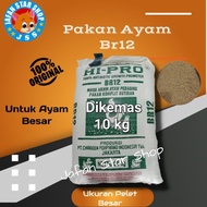 NEW BR12 PELET PAKAN AYAM HI PRO UMUR 21 HARI - PANEN (10 KG)