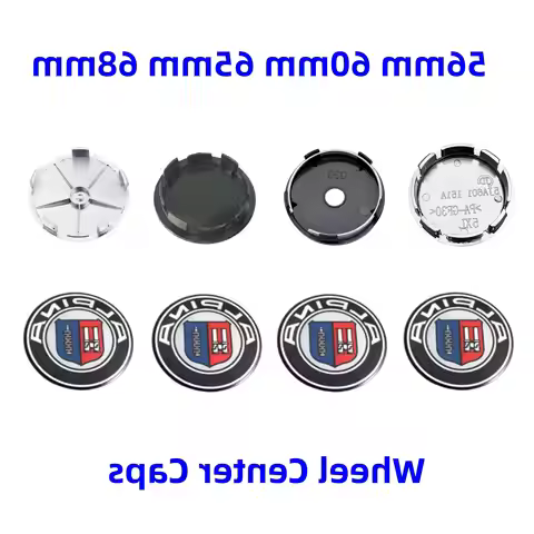 Emblem Logo Car Wheel Center For ALPINA Cap Hub Cover Badge Car Styling Accessories For E46 E90 F10 