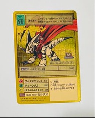 數碼暴龍 Re-1 金咭 舊版 15th週年卡 Digimon card
