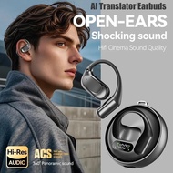 M114 Ai Translator Earbuds Openend Translator Earphone 138 Languages Translator Earbuds Travel Abroa