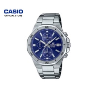 Casio Edifice EFV-640D-2AV Silver Stainless Steel Band Men Watch