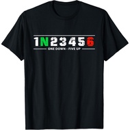 1N23456 Motorcycle Shift Biker Motorcyclist Gift T-Shirt