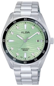 นาฬิกาข้อมือผู้หญิง ALBA Boyish Active Quartz รุ่น AG8P07X สีชมพูRed patterned  AG8P09X สีGreen patterned AG8P11X สีBlue patterned ขนาดตัวเรือน 36 มม.มีวันที่